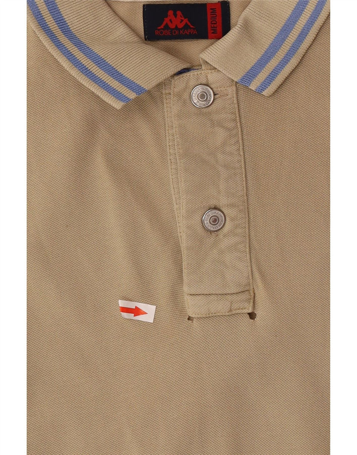 Polo Uomo Kappa in cotone Beige Medio