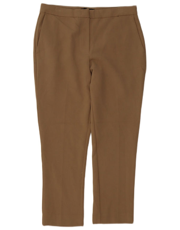 Pantaloni chino Autograph da donna Marks & Spencer UK 10 Small W32 L25 Marrone