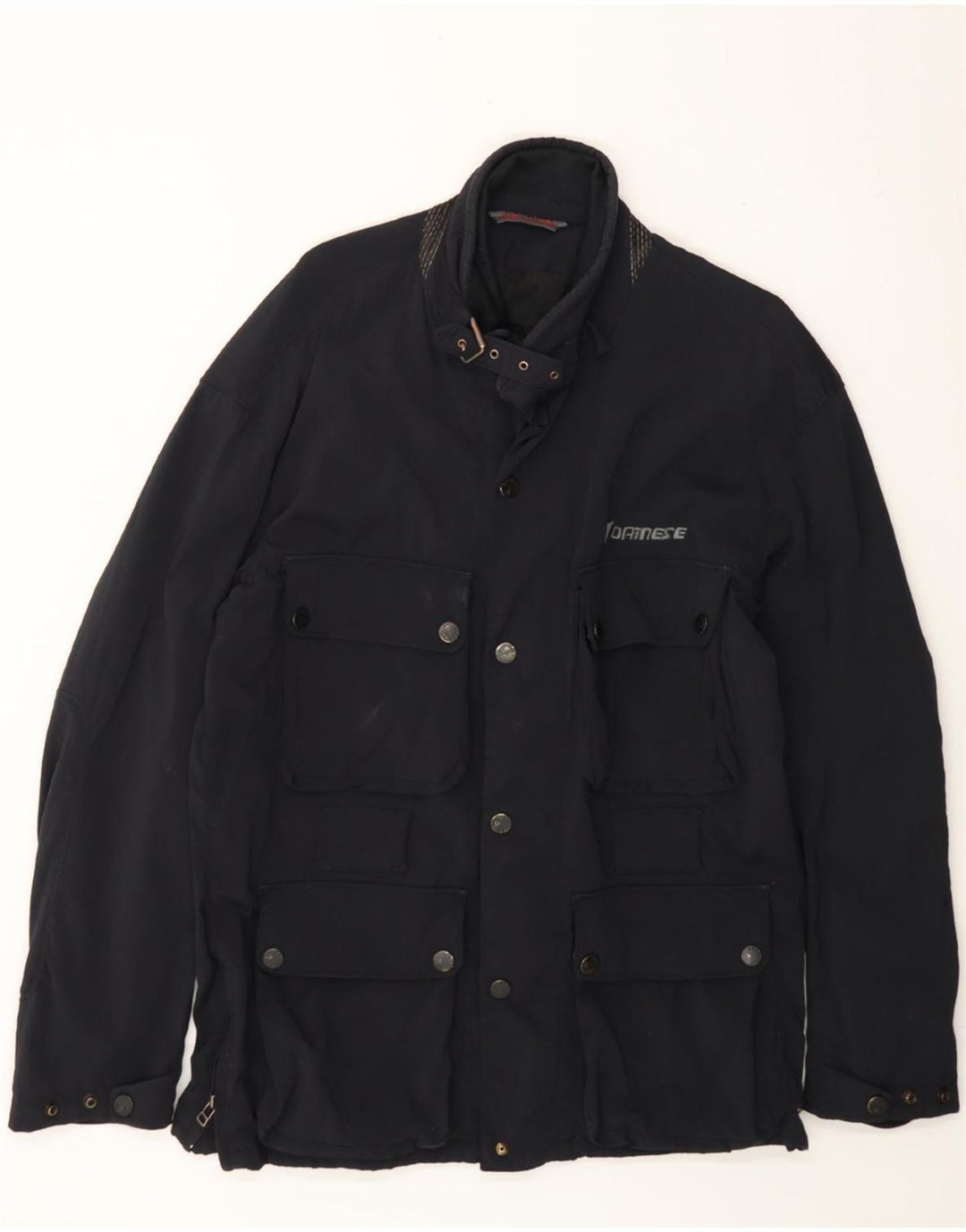 DAINESE Mens Utility Jacket IT 48 Medium Black Nylon Vintage Dainese and Second-Hand Dainese from Messina Hembry 