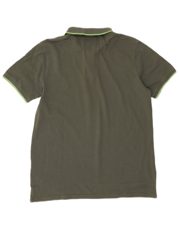 Polo Carrera da uomo XL in cotone verde
