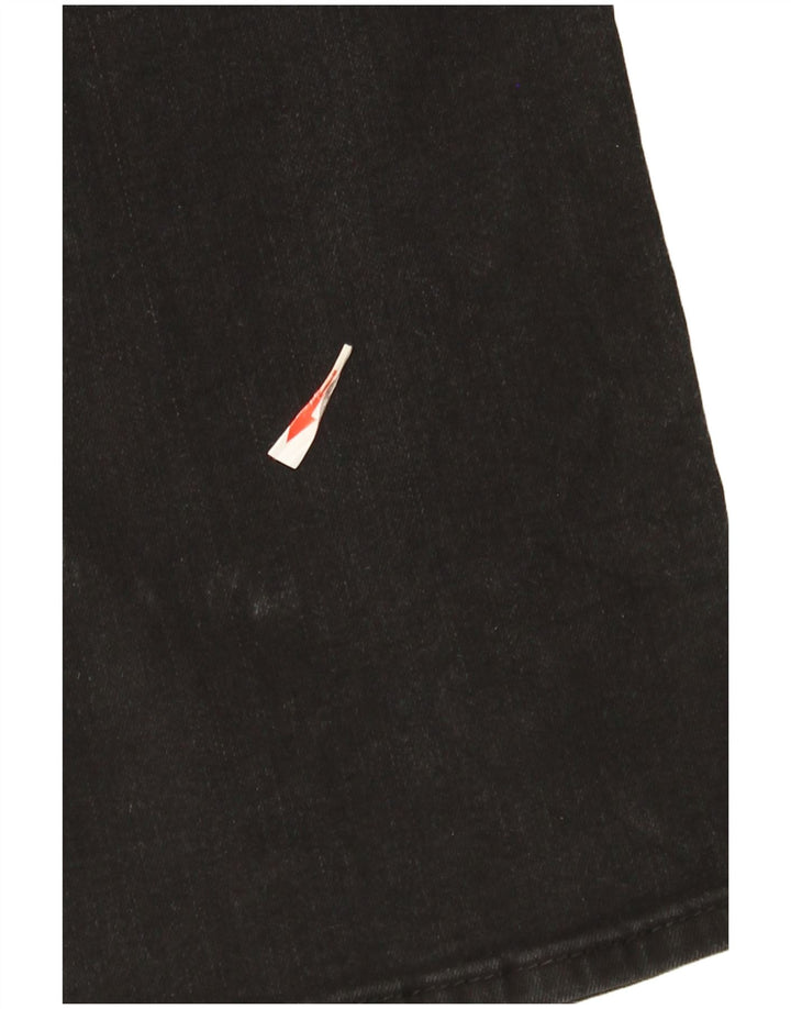Jeans dritti modellanti 314 da donna Levi's W29 L30 cotone nero
