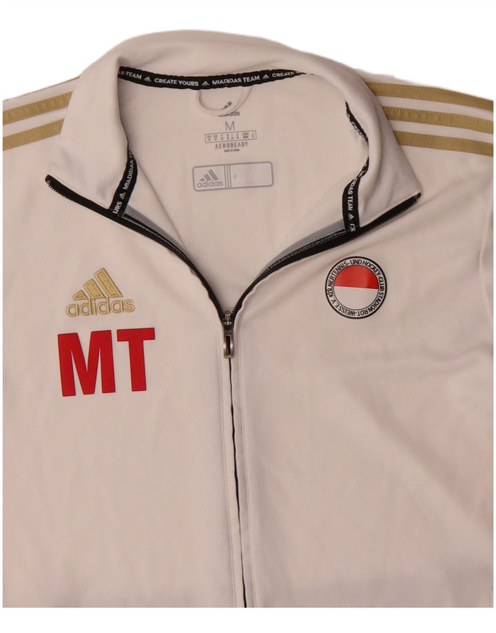 Giacca da uomo Adidas Aeroready Top Jacket Medium Off White Colourblock