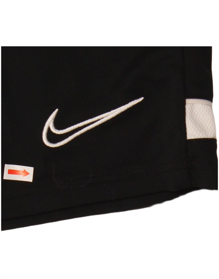 Pantaloncini sportivi Nike Dri Fit da uomo piccoli in poliestere nero