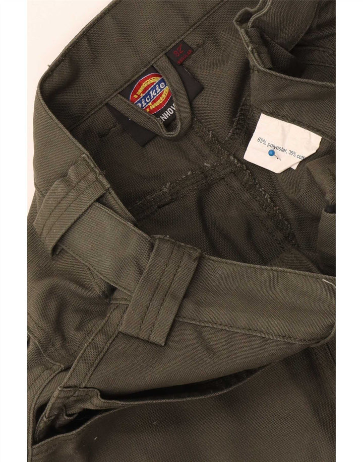 Dickies Pantaloni cargo dritti da uomo W28 L31 Poliestere color block kaki