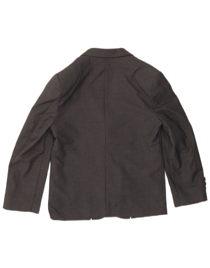 Giacca blazer a 2 bottoni Husky Izod da ragazzo 9-10 anni in poliestere grigio