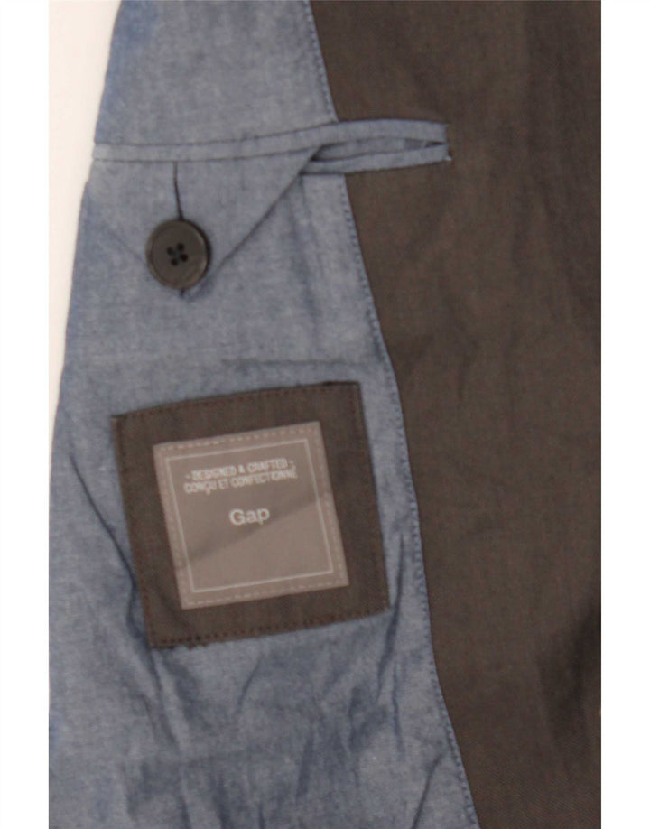 Giacca blazer da uomo a 2 bottoni Gap UK 38 Cotone grigio medio