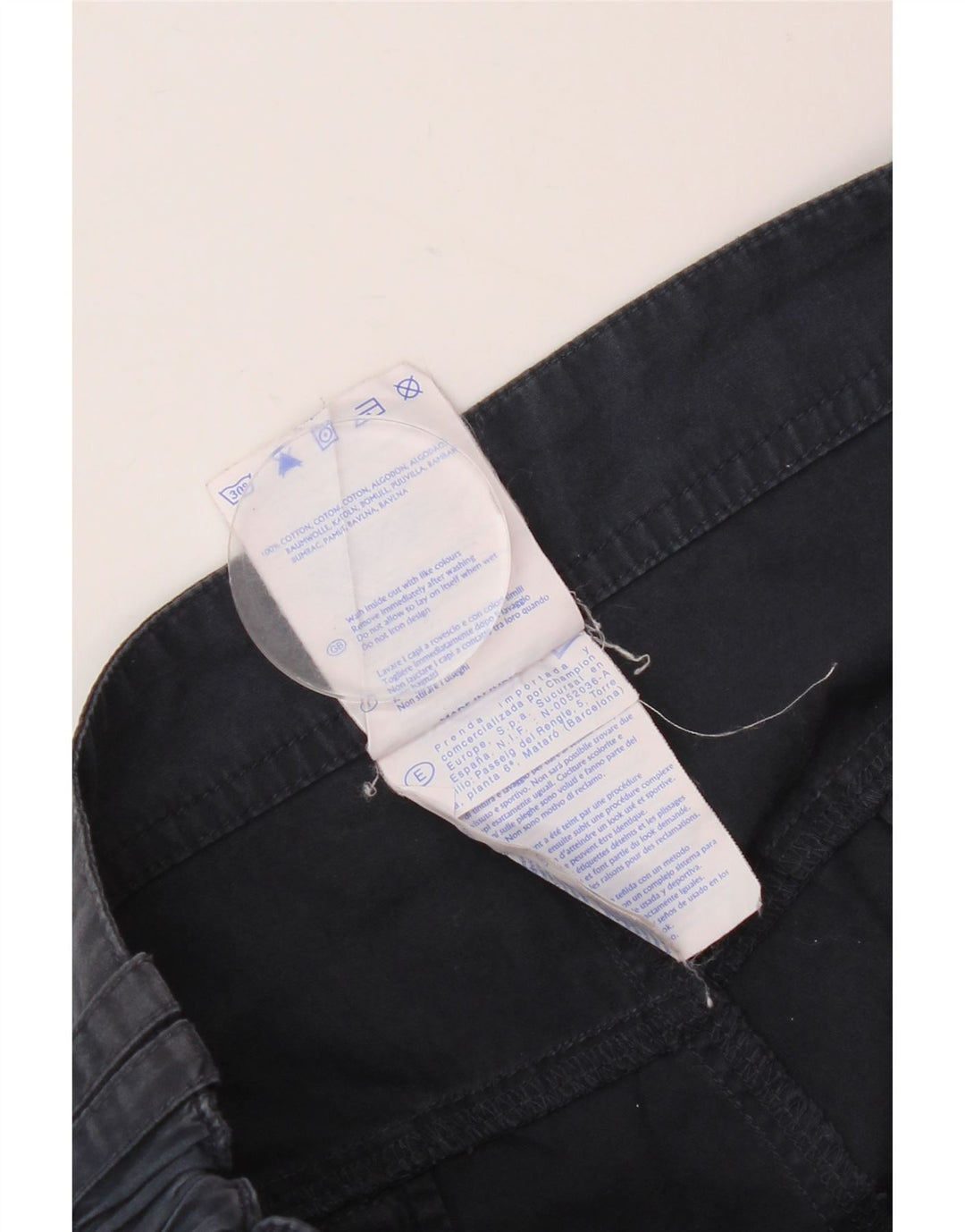 CHAMPION Pantaloncini cargo da uomo vestibilità regolare piccoli W29 cotone blu navy