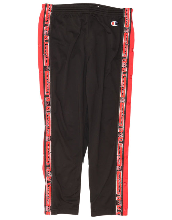 Pantaloni da tuta con grafica Champion da uomo, colore nero medio