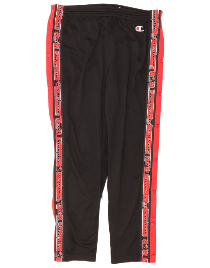 Pantaloni da tuta con grafica Champion da uomo, colore nero medio