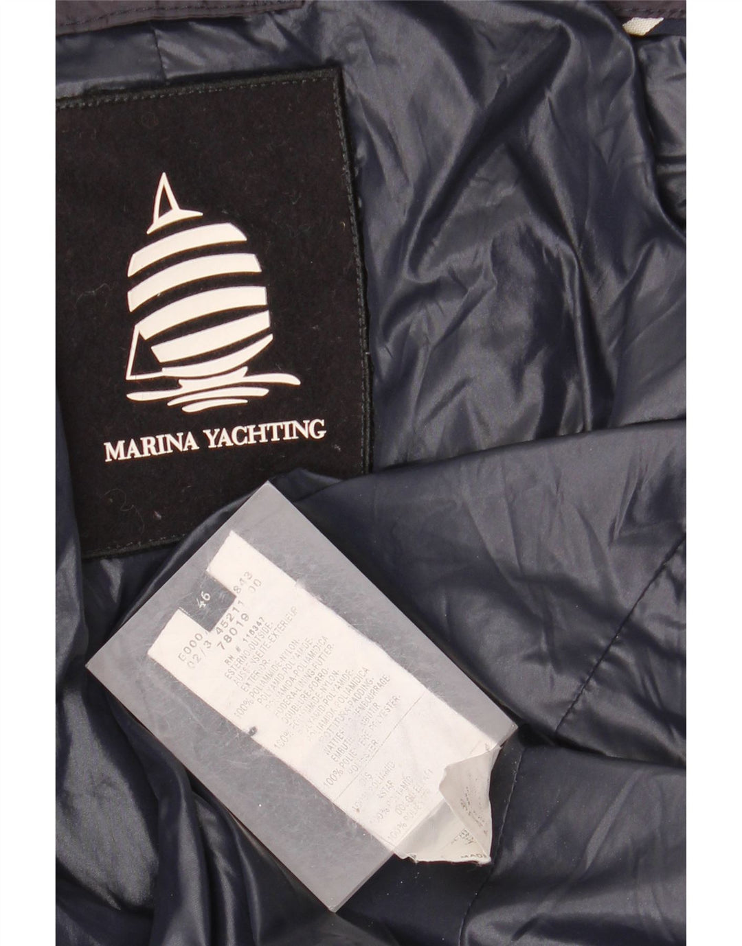 MARINA YACHTING Giacca Trapuntata Donna IT 46 Large Blu Navy