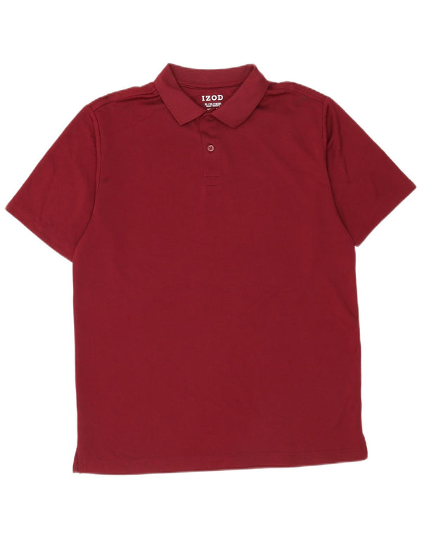 Polo Izod da bambino 15-16 anni XL Bordeaux in poliestere