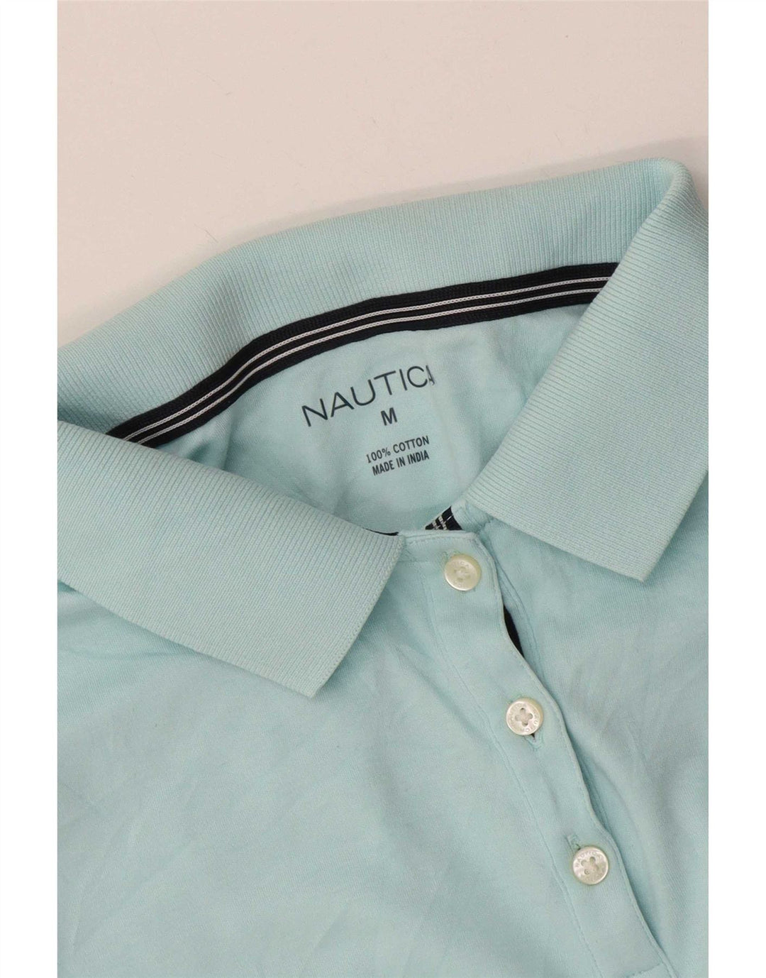 Polo da donna Nautica UK 14 cotone blu medio