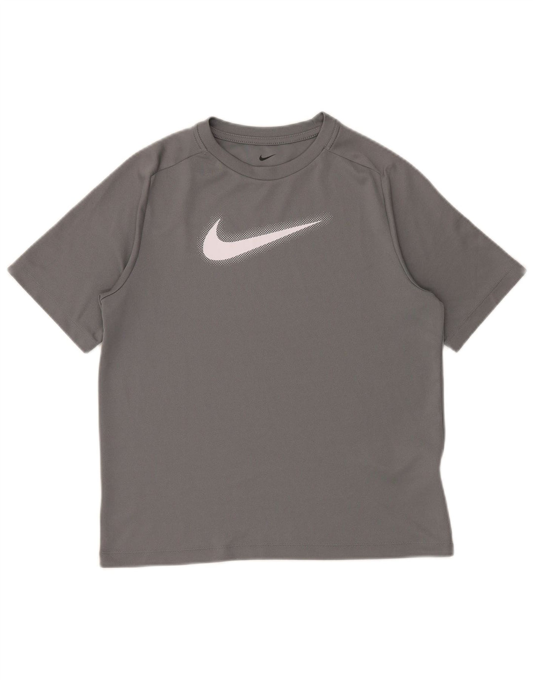 T-shirt grafica NIKE da ragazzo Dri Fit Top 13-14 anni XL poliestere grigio