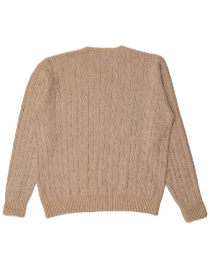 Maglione maglione girocollo da uomo Marks & Spencer XL Beige