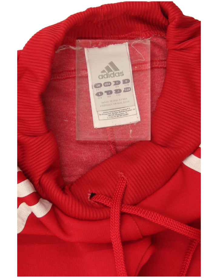 Pantaloni Tuta Adidas Bambina 7-8 Anni Poliestere Rosso