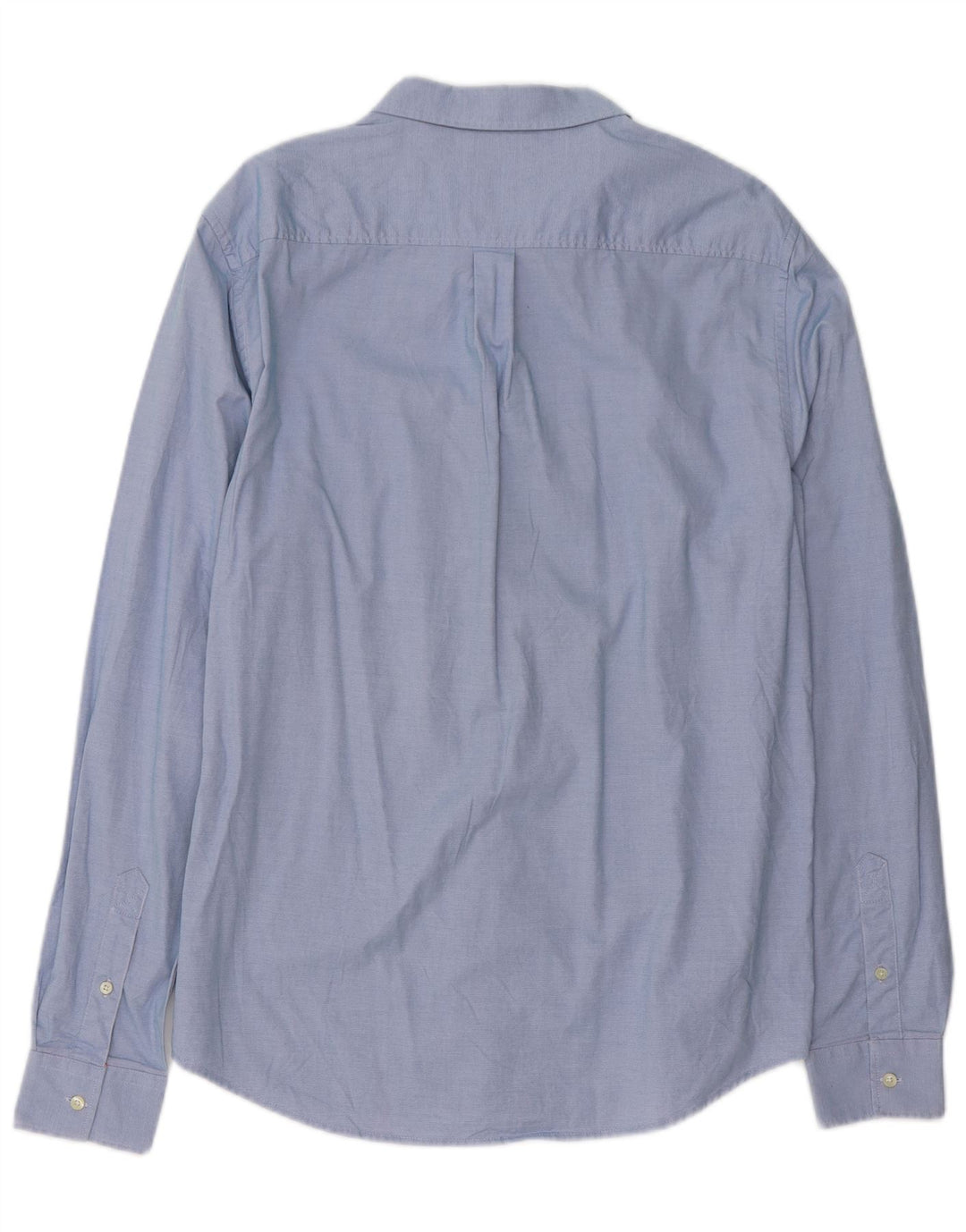 Camicia da uomo Regular Fit SUPERDRY XL in cotone gessato blu