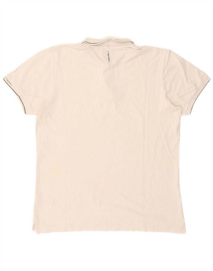 Polo da uomo PEUTEREY 2XL cotone bianco