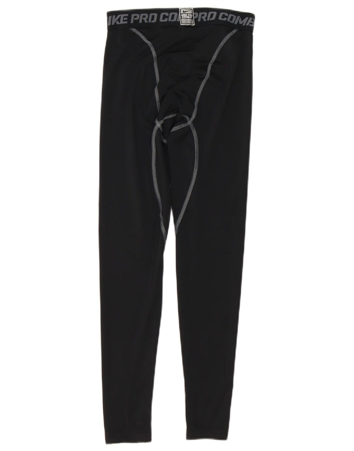 Leggings grafici Nike Dri Fit da uomo piccoli neri sintetici
