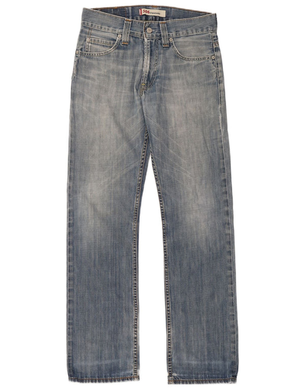 Levi's Uomo 506 Jeans dritti vestibilità standard W30 L34 Blu