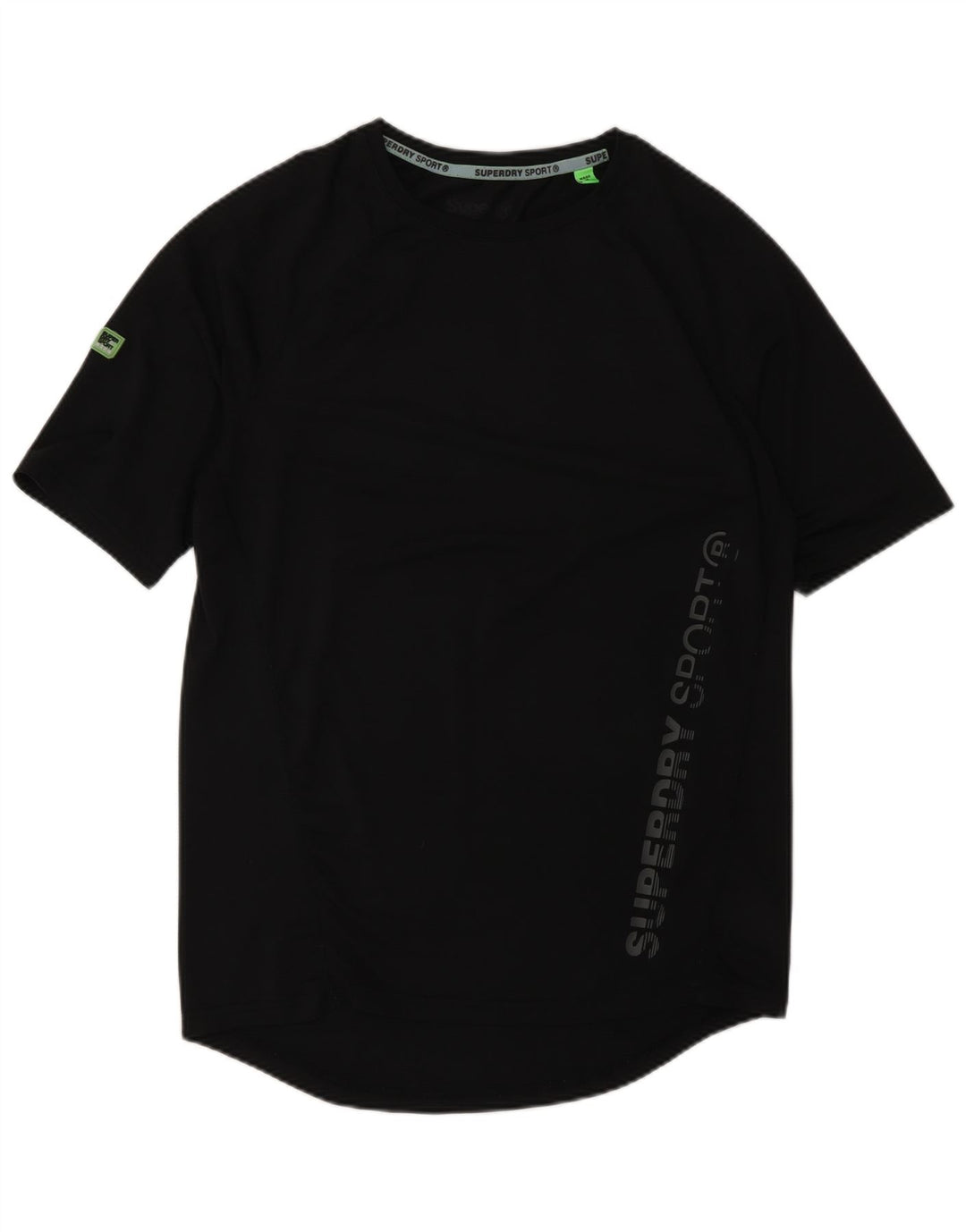 T-shirt da uomo con grafica Lash Superdry Top piccola in poliestere nero