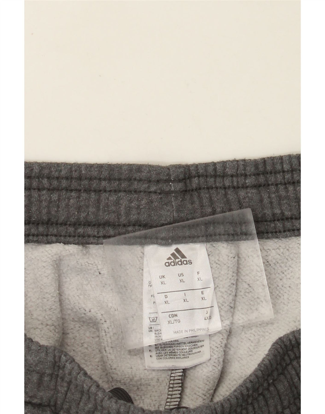 Pantaloni da tuta da uomo Adidas Joggers XL in cotone grigio