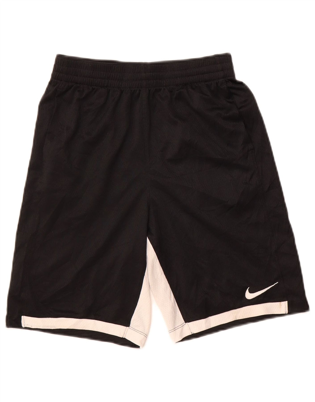 Pantaloncini sportivi Nike da ragazzo Dri Fit 13-14 anni XL Nero Colourblock Poliestere