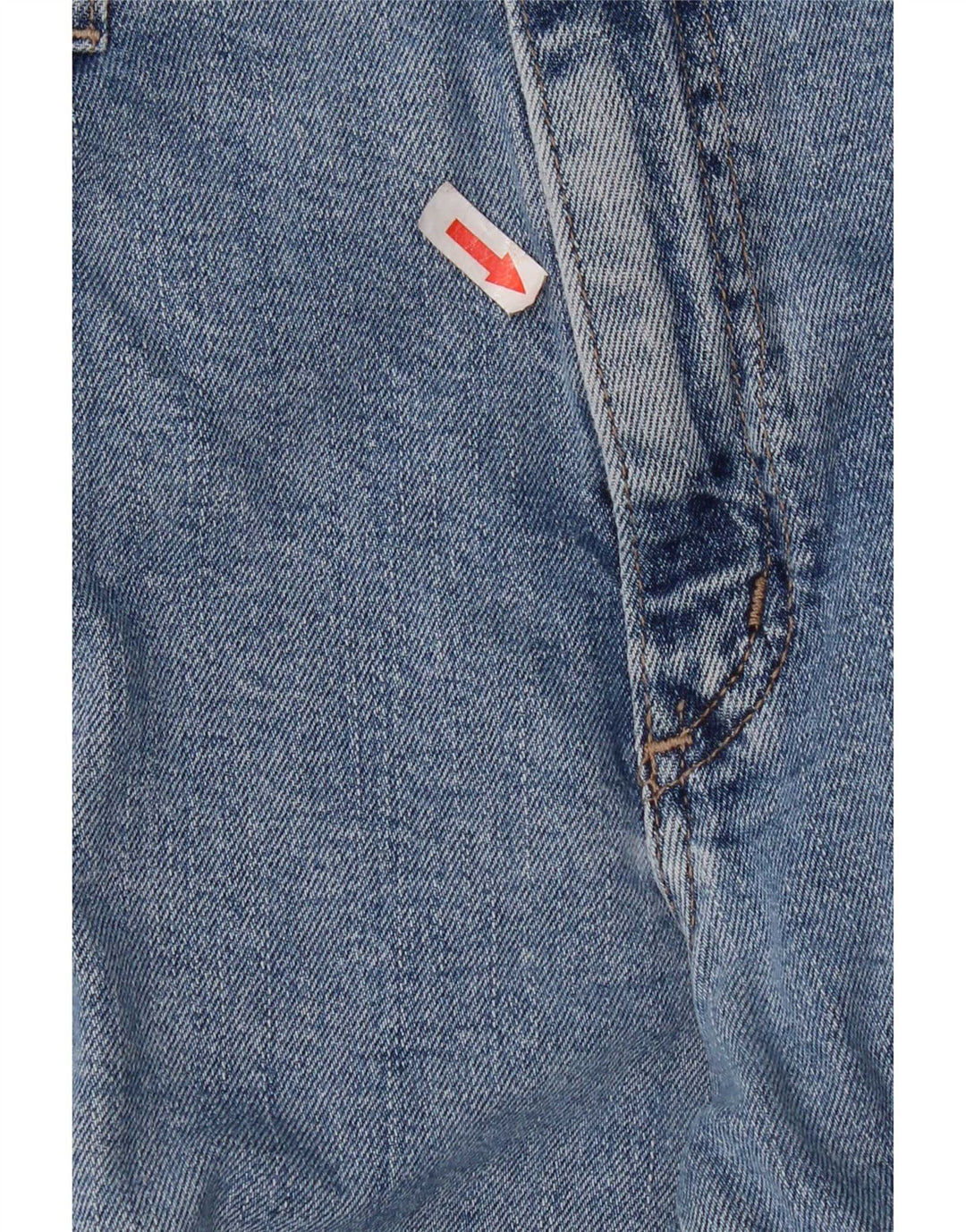 Jeans dritti da uomo Wrangler W34 L30 cotone blu