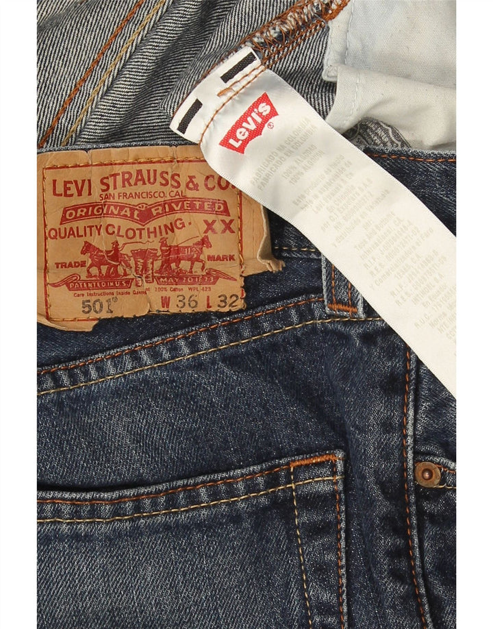 Levi's Uomo 501 Jeans dritti W36 L32 Cotone Blu