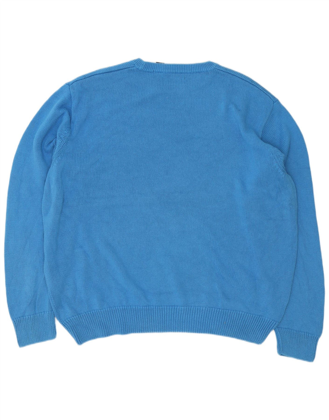 Maglione maglione girocollo da uomo Chaps 2XL cotone blu