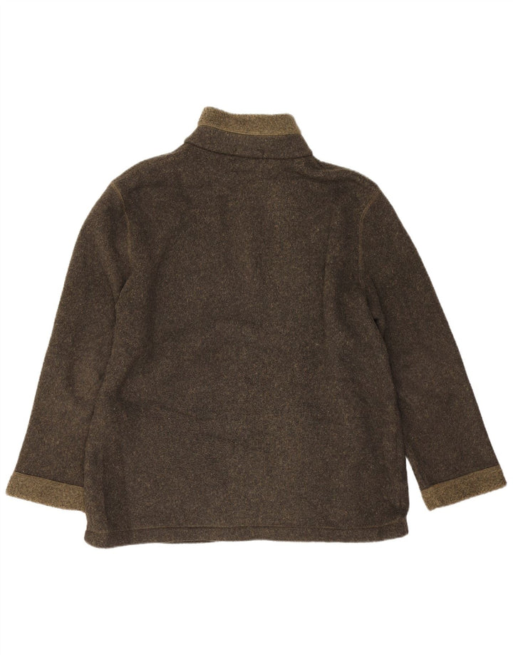 Giacca in pile da donna Marks & Spencer UK 18 XL Poliestere kaki