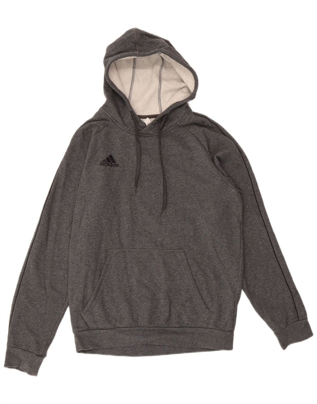 Maglione con cappuccio da uomo ADIDAS grigio medio