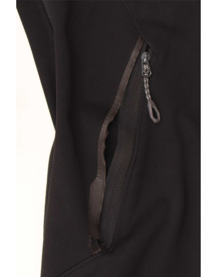 Giacca a vento con cappuccio da donna Mammut UK 14 Medium Black Poliestere