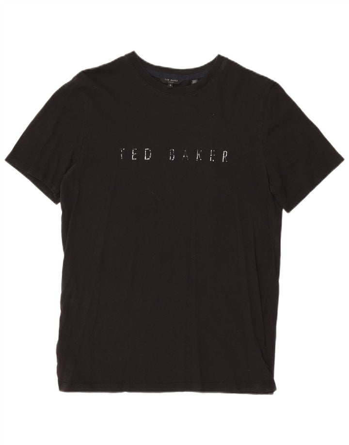 T-shirt grafica da uomo Ted Baker taglia superiore 3 media nera