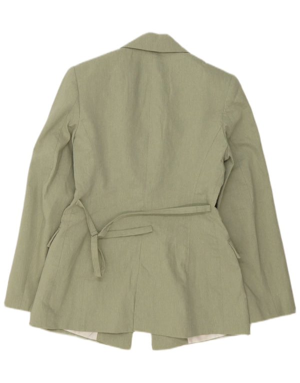 Giacca blazer aperta da donna Zara UK 6 XS verde