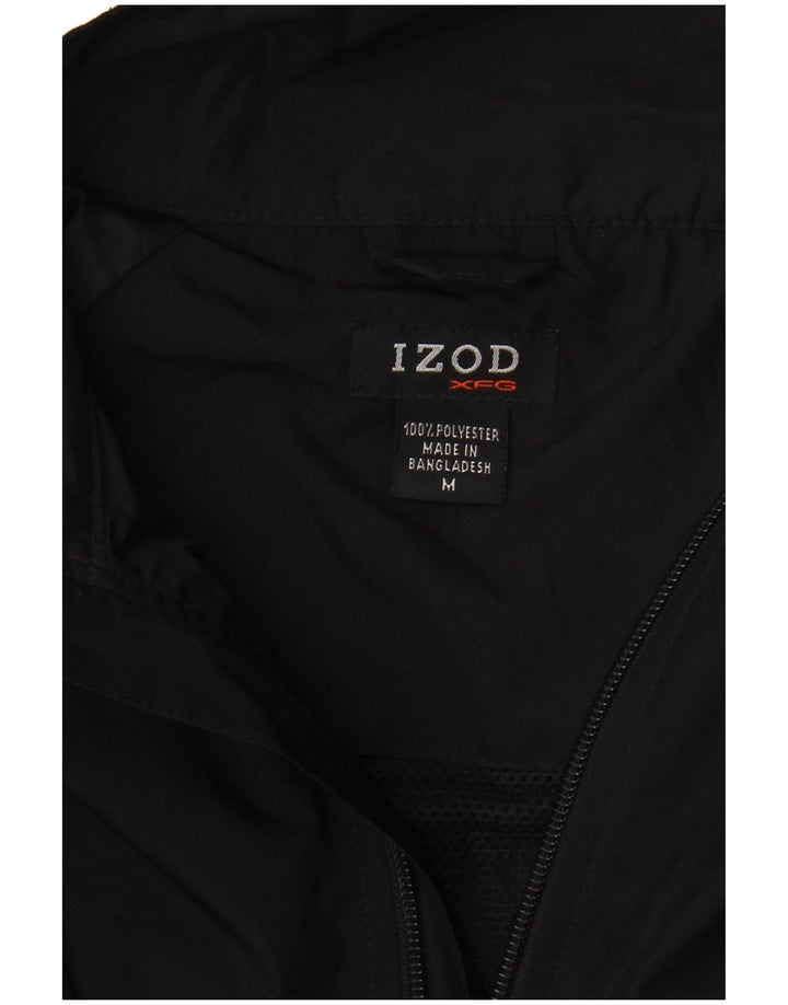 Giacca da uomo Izod Pullover Tuta da ginnastica Media Nero Poliestere