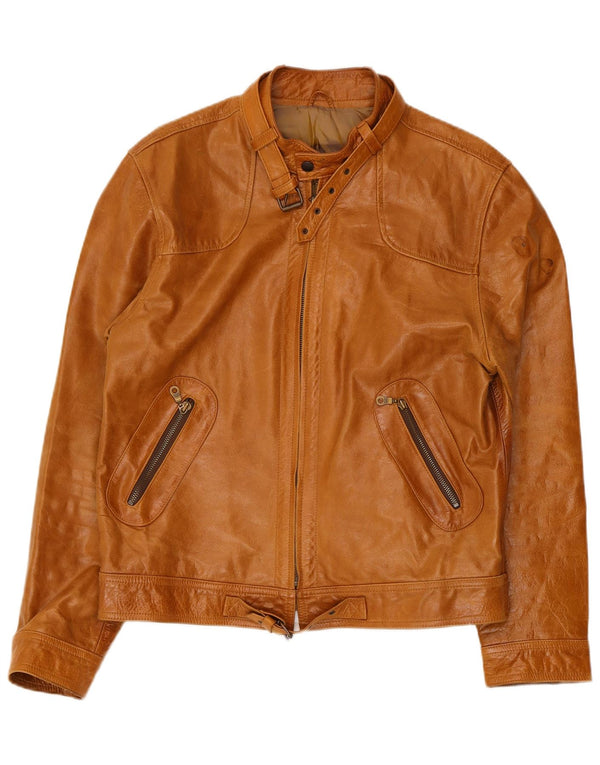 Giacca in pelle da donna Targa UK 14 Marrone medio