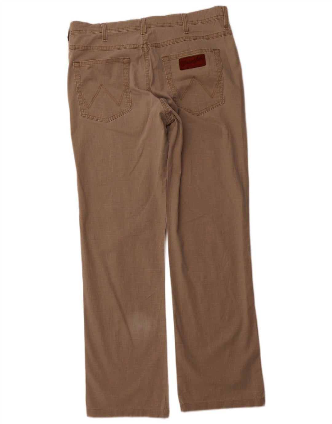 WRANGLER Pantaloni casual dritti elasticizzati Arizona da uomo W34 L30 Marrone