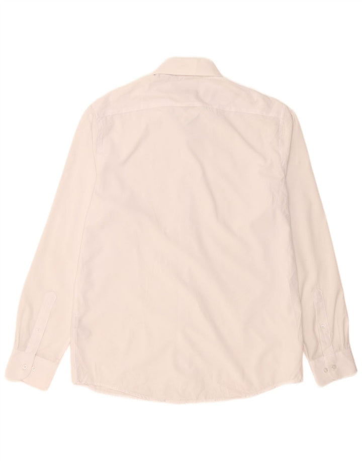 Camicia da uomo slim fit Nautica taglia 16 1/2 grande poliestere bianco