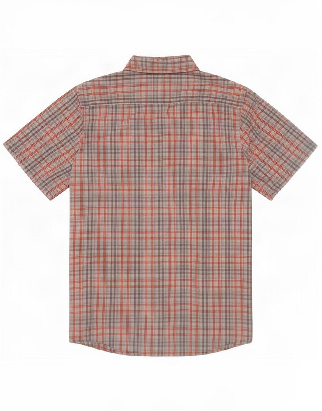 Camicia Lee da uomo a maniche corte, vestibilità regolare, in cotone a quadri grigi piccoli