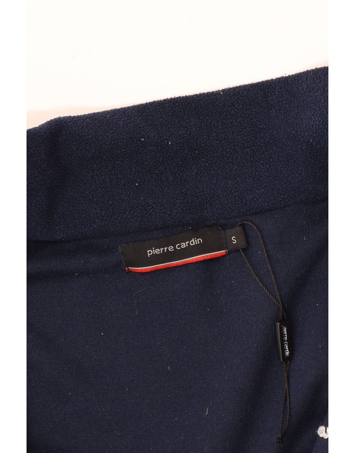 Giacca in pile da uomo Pierre Cardin UK 36 Small Blu Navy