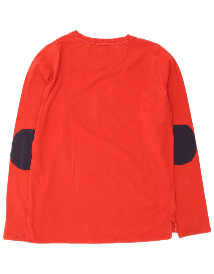 Top grafico Ferrari da bambino a maniche lunghe 15-16 anni in cotone rosso