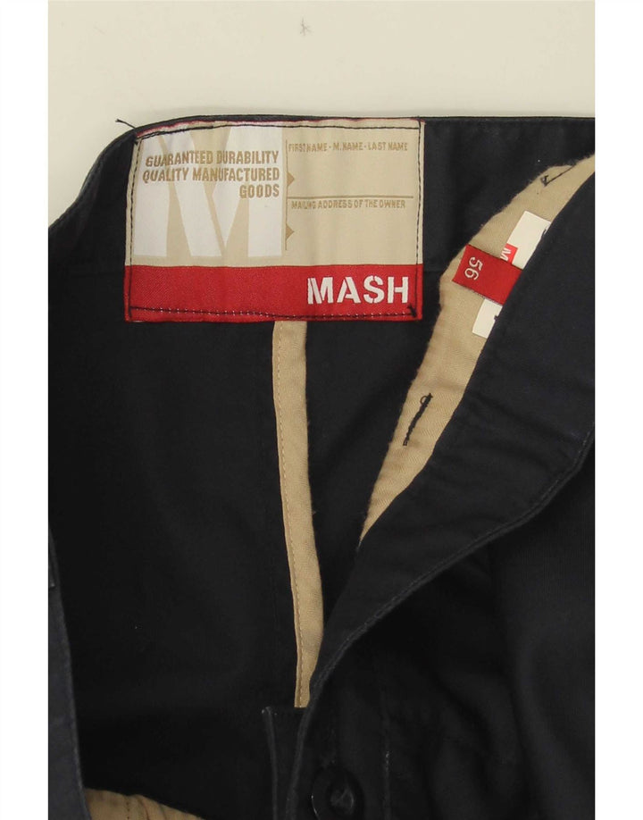 Pantaloni chino dritti da uomo Mash W38 L30 blu navy