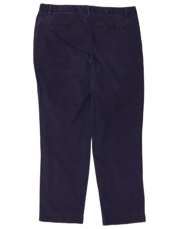 Pantaloni corti slim da donna Gap US 8 medi W32 L26 cotone blu navy