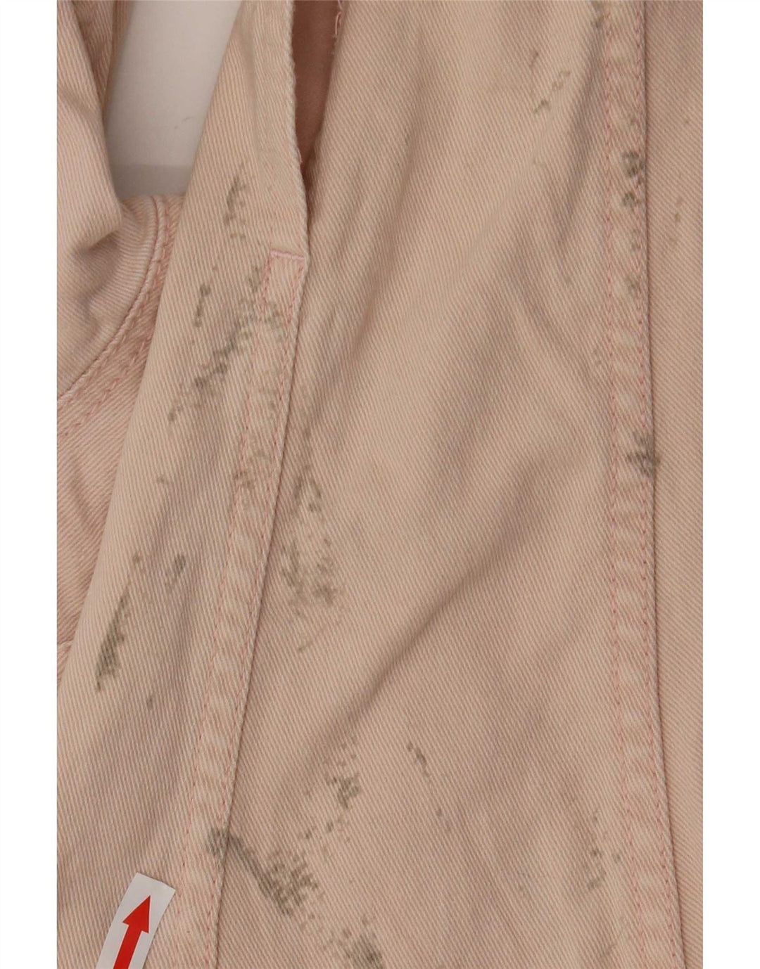 Giacca di jeans oversize da donna Zara UK 6 XS cotone rosa