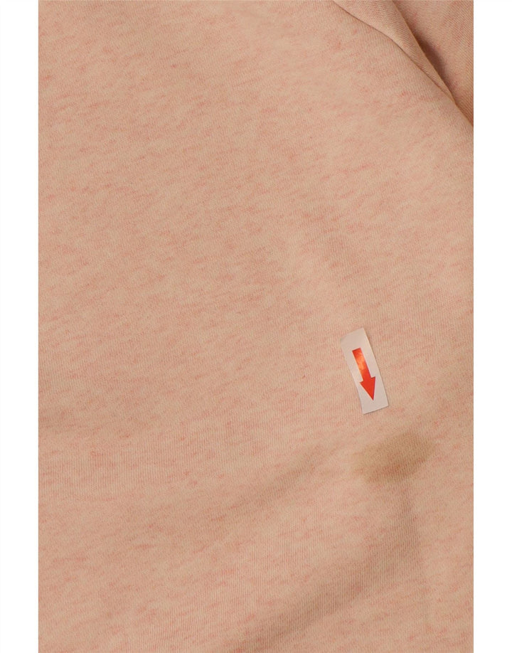 Felpa con grafica Nike da uomo, piccola, in cotone screziato rosa