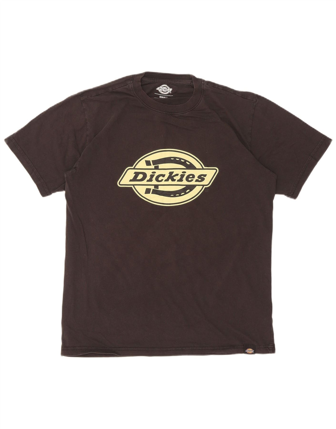 T-shirt grafica da uomo Dickies Top piccola in cotone nero