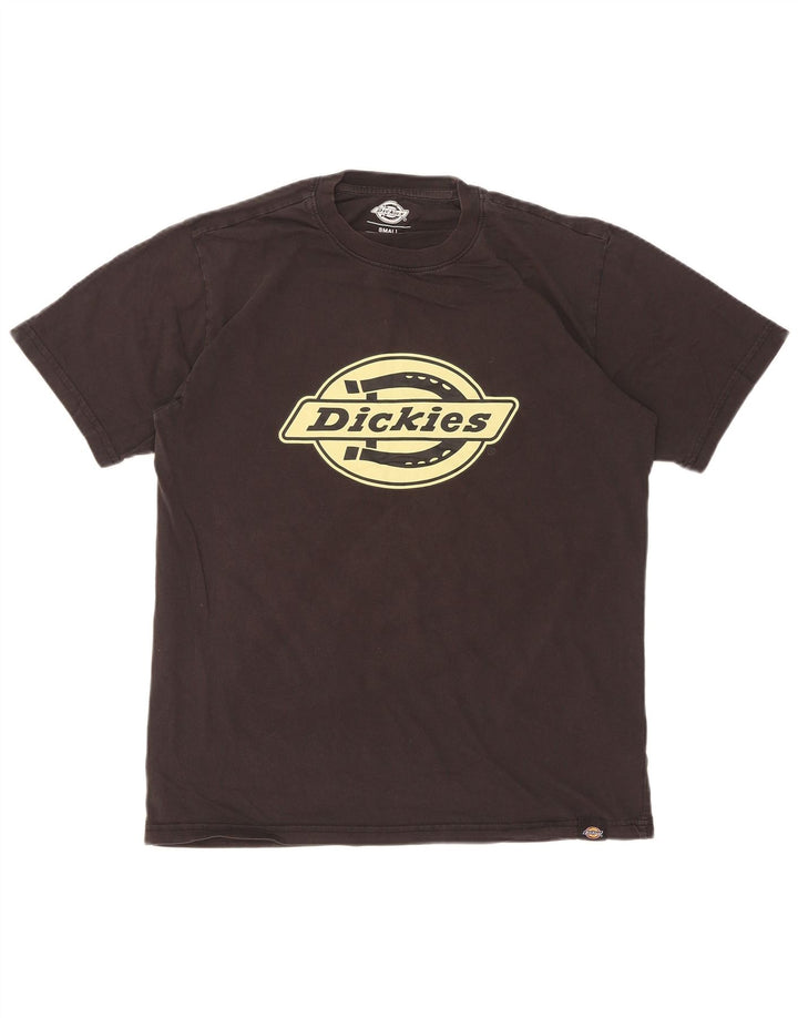 T-shirt grafica da uomo Dickies Top piccola in cotone nero