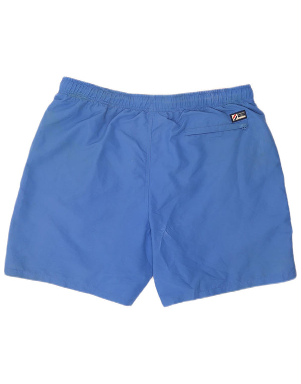 Pantaloncini da bagno grafici da uomo Superdry 2XL blu poliestere