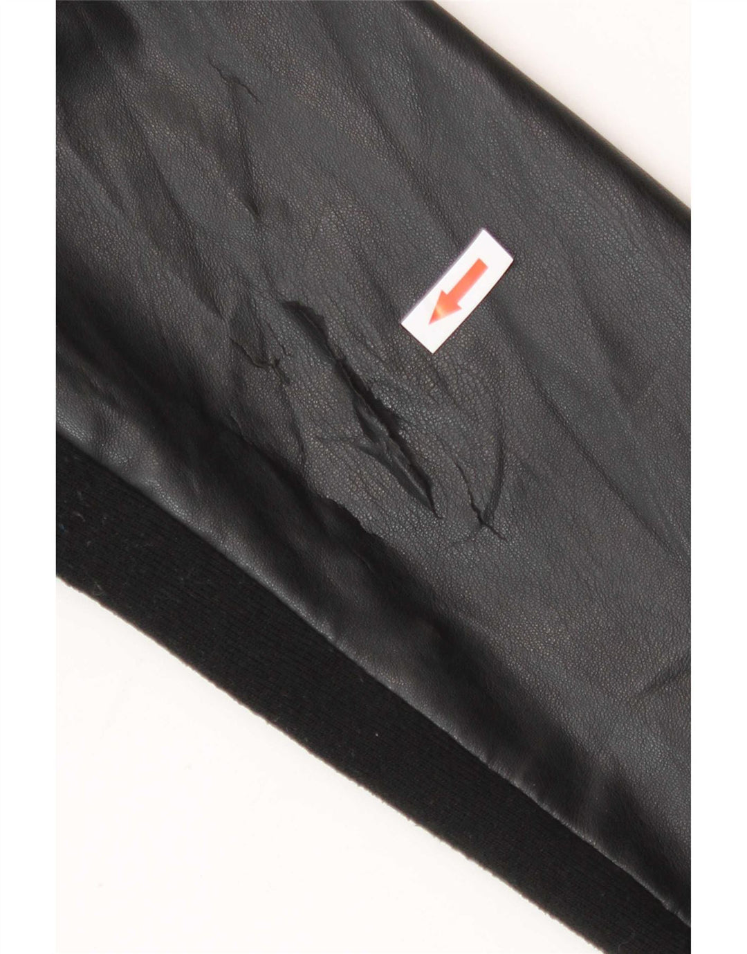 Desigual Giacca da motociclista da donna in ecopelle EU 46 XL Nero Poliuretano