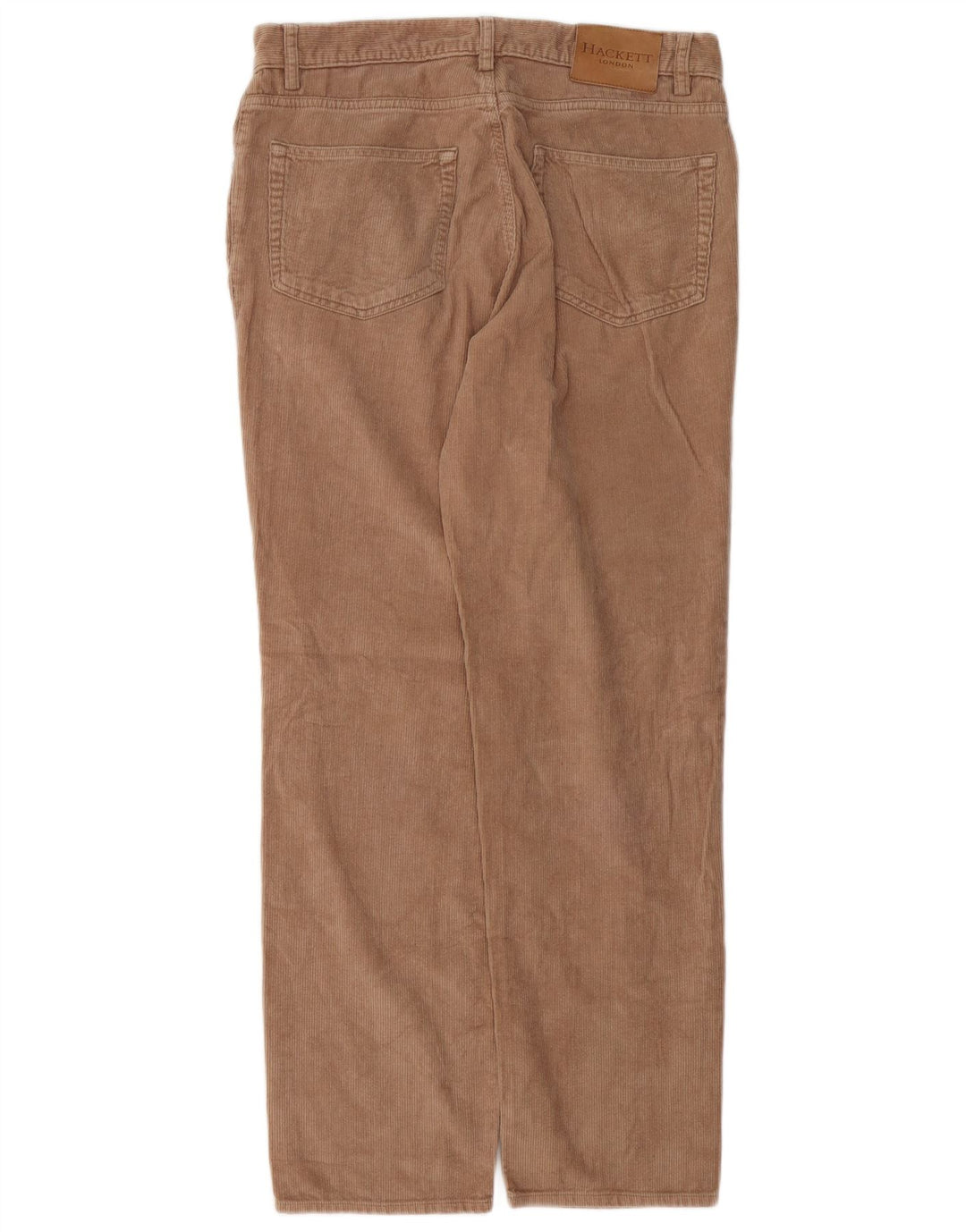 Pantaloni dritti da uomo in velluto a coste HACKETT W34 L32 in cotone beige
